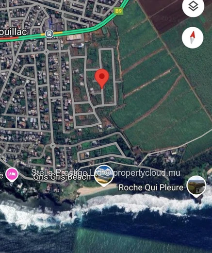 Freehold Corner Plot – Gris-Gris Souillac – 405 m² – Rs 3.6 Million 