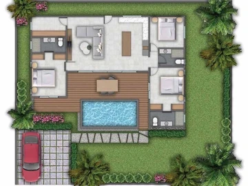 Villa de 3 Chambres