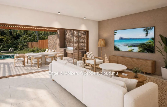 Stylish 3-Bedroom Semi-Attached Villa with Pool