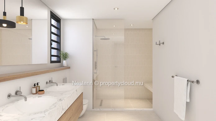 Élégant appartement au premier étage avec vue mer et montagne à proximité de la plage