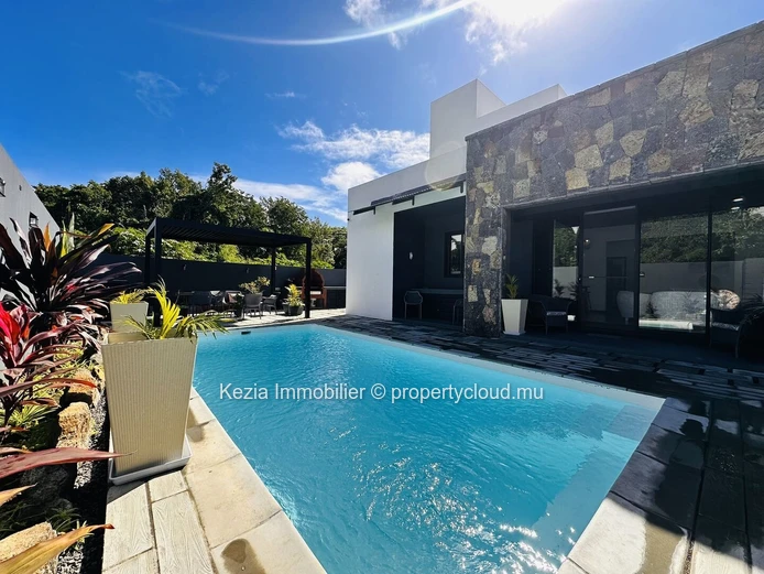 Contemporary Villa With A Mineral And Tropical Design