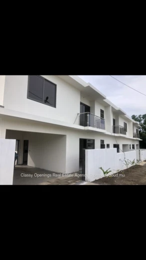 For sale a newly built 3 bedroom duplex situated near Chemin 20 Pieds , Grand Bay.