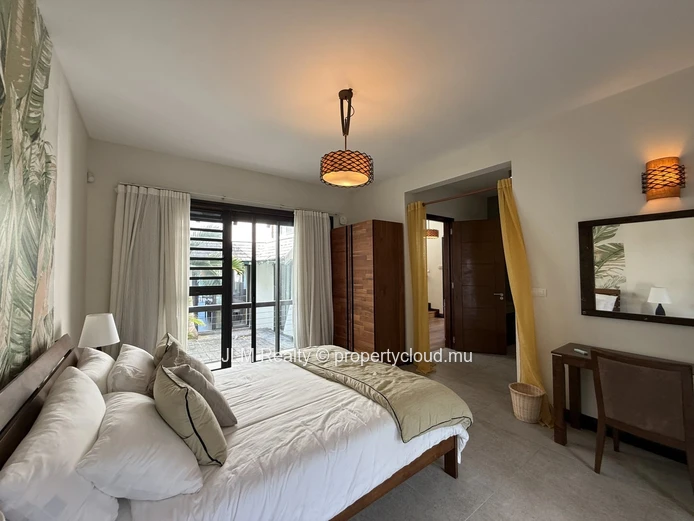 For Rent: Beachfront Villa with Private Pool in Pointe aux Canonniers, Mauritius