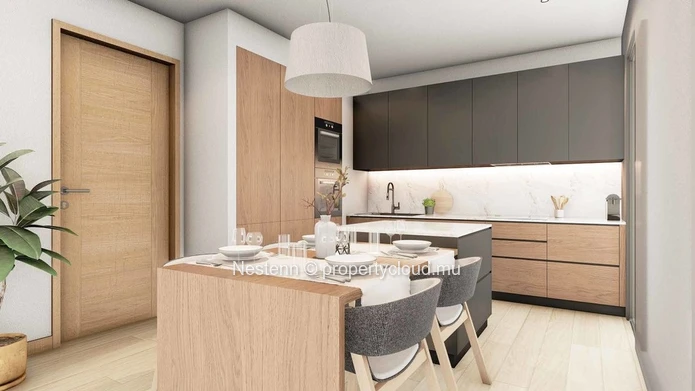 Appartement de 3 chambres vue mer. 