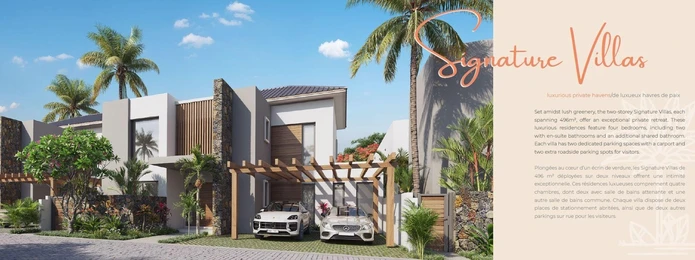 Appartement R+2 à vendre à Calodyne, 92m² habitables, 131m² de terrain, piscine commune, parkings, proche commodités