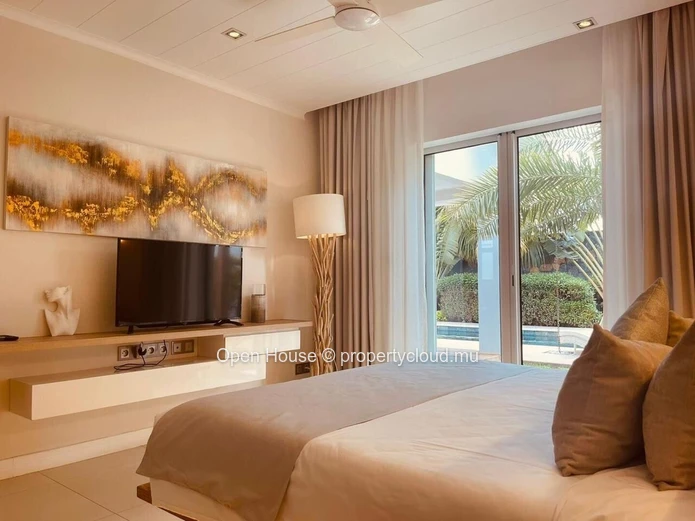 Villa meublée 3 chambres avec piscine privée à louer à Grand Baie