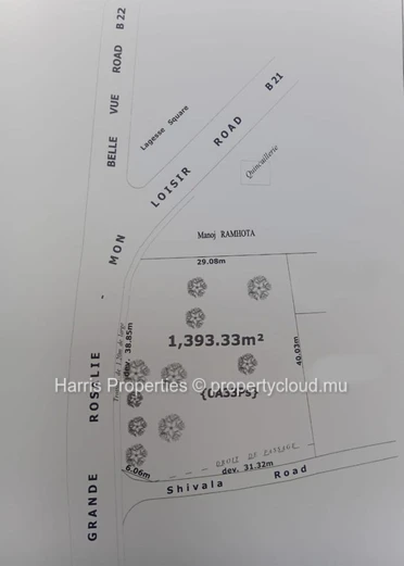 À VENDRE – Terrain commercial d’exception à Belle Vue Maurel