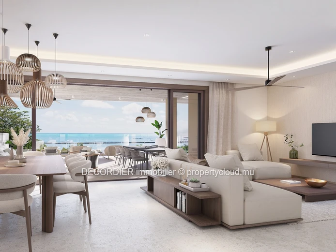 Sea view penthouse located in a secure residence accessible to foreigners
