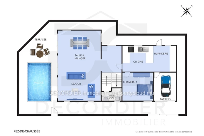 Maison mitoyenne à vendre – Grand Baie