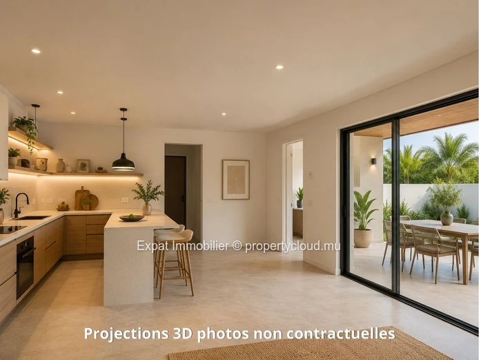 Marché Local Uniquement – Villa Neuve 3 Chambres En Suite Avec Piscine À Grand Gaube