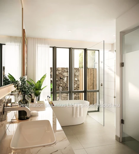 Présentation De Deux Villas De Luxe De Plain-Pied Avec 4 Chambres Et Lagon À Mont Choisy La Reserve - Destination Mau...