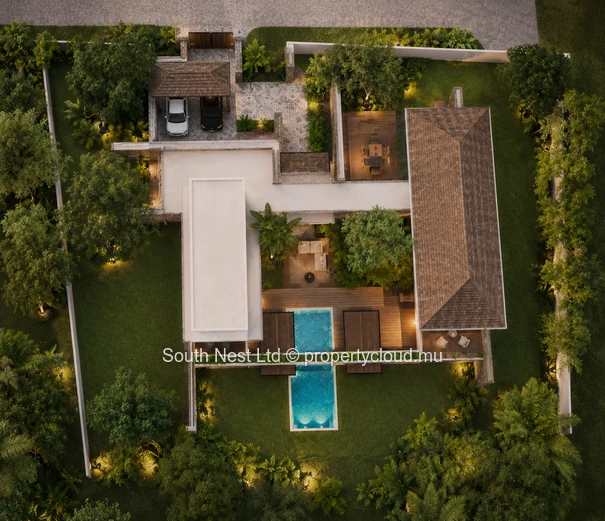 Villa de Luxe Hors Plan à Anahita – Un Style de Vie Exclusif