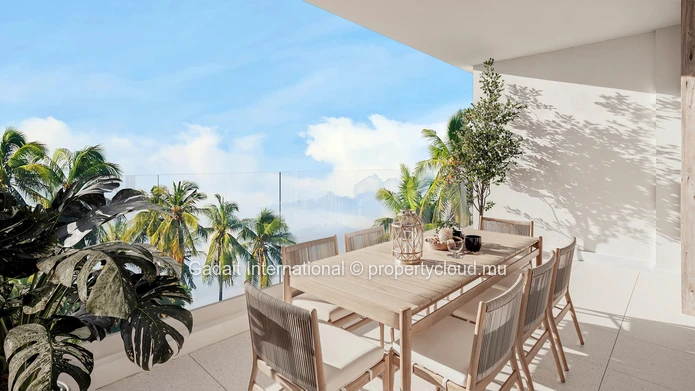 THE PAC Residencies – Appartement 2 chambres, 115 m² (Modèle 1), Pointe aux Canonniers