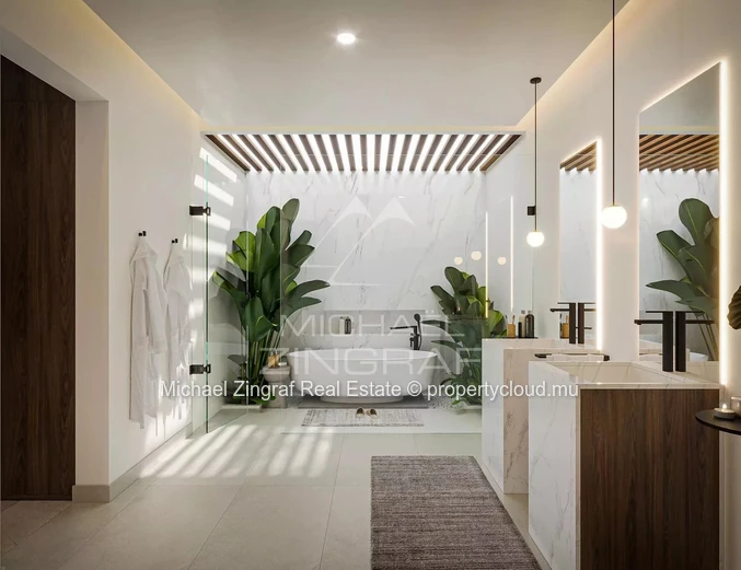 Sky villa with panoramic seaviews in Pereybere