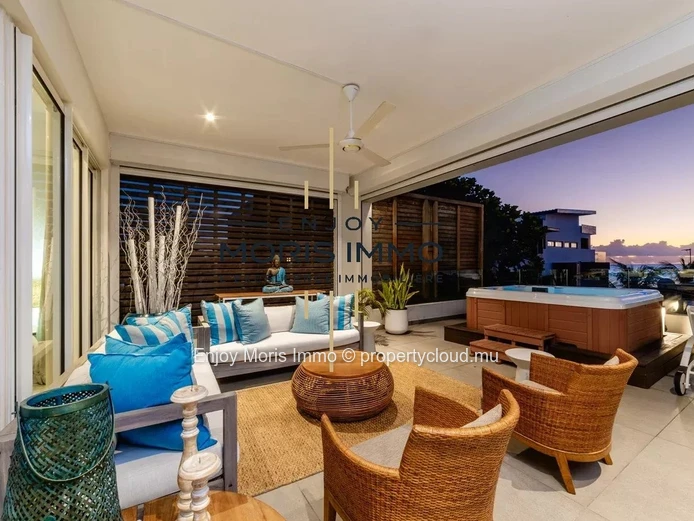 Exceptional Beachfront Penthouse with Private Spa – For Sale in Trou aux Biches