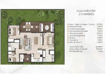 Villa de 3 Chambres