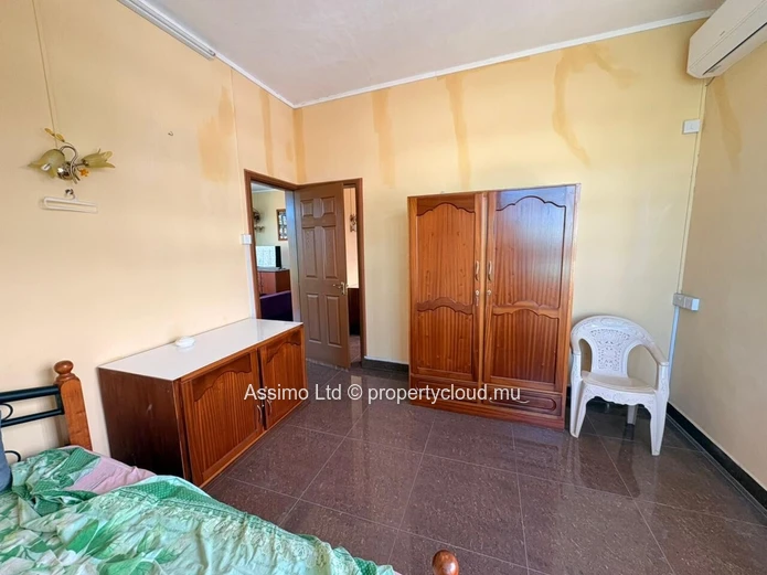 Top floor of a house, 2 bedrooms for rent in Trou aux Biches