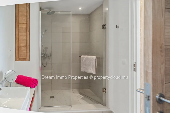 3-bedroom beachfront duplex with private pool and private rooftop in Grand Gaube – Mauritius