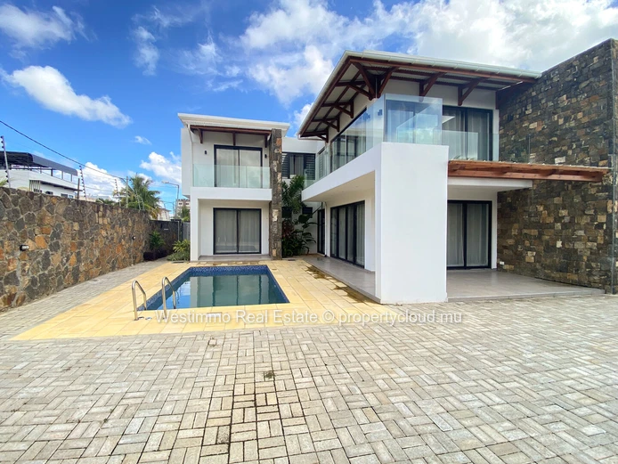 Trou aux Biches - Magnifique Villa moderne meublée 4 chambres ensuite avec piscine privée