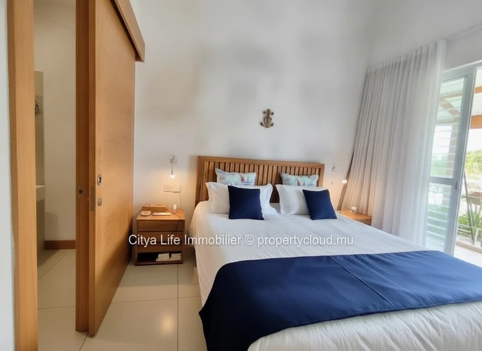 Duplex meublé de 3 chambres avec piscine privée à Beau Plan