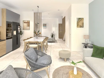 Townhouse, Duplex de 3 Chambres
