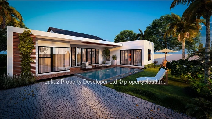 Modern 3-Bedroom Off-Plan Villa with Pool – For Mauritian Citizens Only