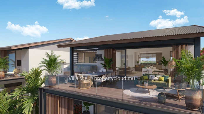 Beau Champ - Charming 3-bedroom penthouse with shared pool