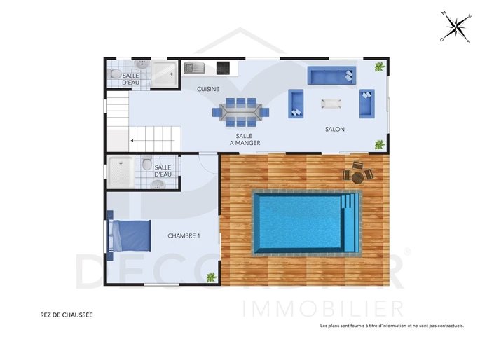 Charmante maison avec piscine