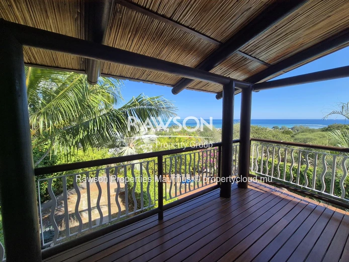 4-Bedroom House | Black River | Stunning Sea View, Pool & Garden with BBQ Area