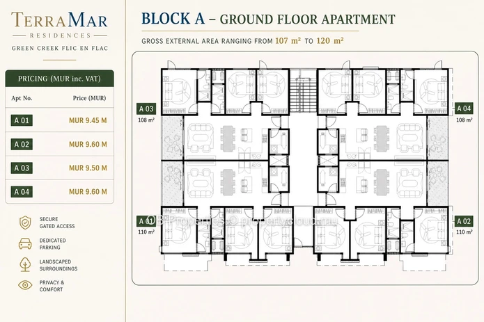 Appartements Contemporains de Prestige – 3 Chambres