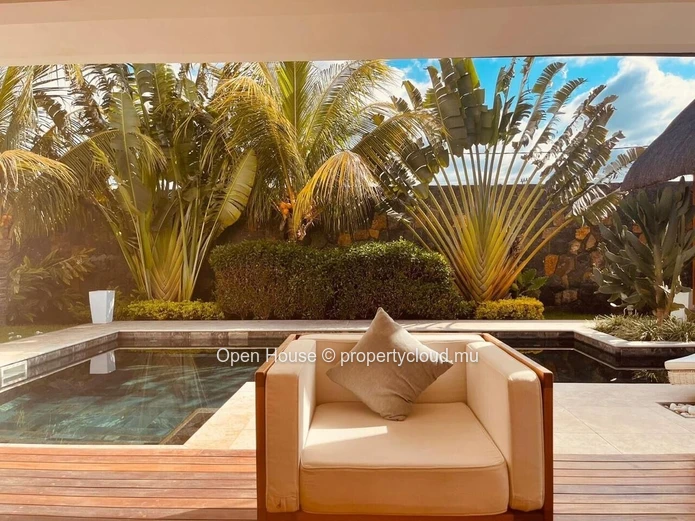 Villa meublée 3 chambres avec piscine privée à louer à Grand Baie