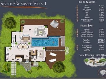 Villa de 4 Chambres