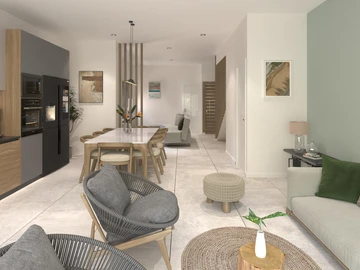 Townhouse, Duplex de 3 Chambres