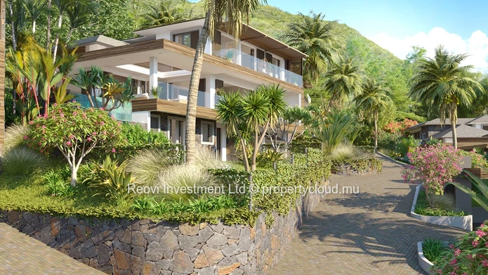 Stunning Villa Perched on the Mountain with Sea View