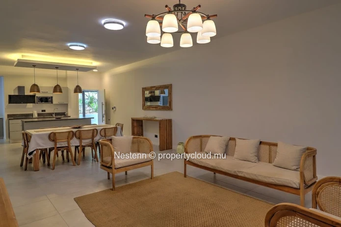 Furnished 3-bedroom apartment in a secured residence 