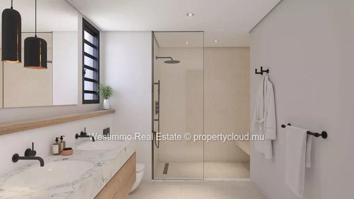 Appartement spacieux, moderne avec une vue Morne et jardin privé