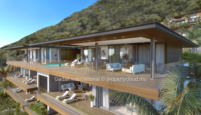 Duplex villa de luxe avec vue panoramique sur l'océan