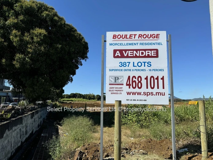 New Morcellement - Plots for Sale - Boulet Rouge - Centre de Flacq