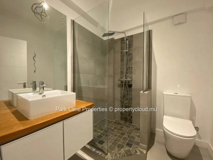 Semi furnished duplex in secured residence
