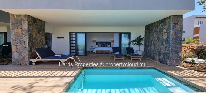 For rent beautiful 4 bedrooms apartment offering a panoramic view of the lagoon - ST ANTOINE