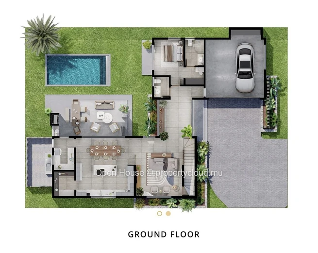 Villa de 4 chambres avec piscine à vendre à Cascavelle Smart City