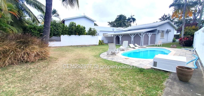 Beachfront Furnished Duplex For Sale In Grand Gaube