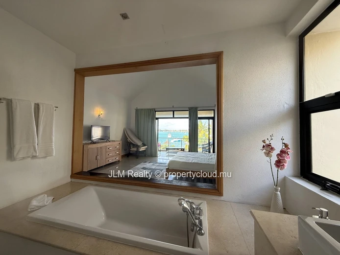For Rent in Grand Baie, Mauritius: Spacious Beachfront Villa with Private Jacuzzi
