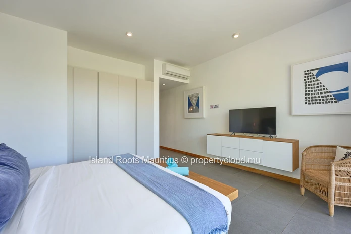 3-Bedroom En-Suite Apartment for Rent in a Secure Resort in Grand Gaube.