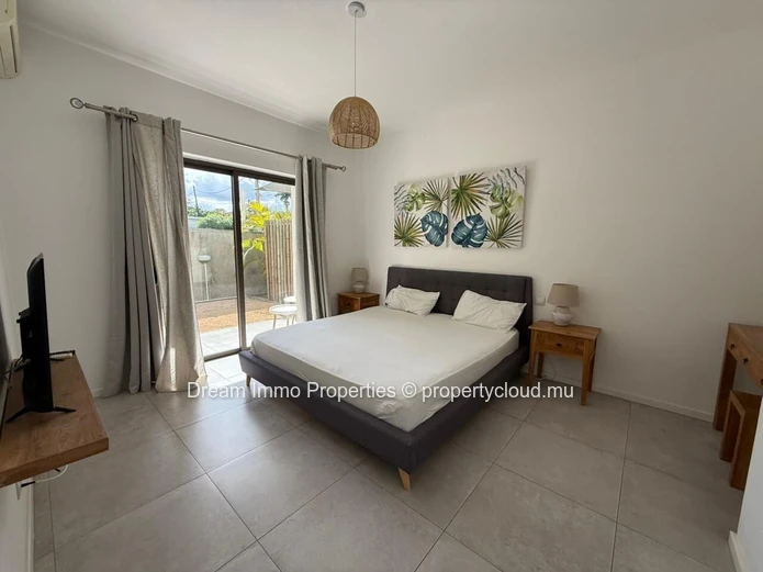 Location bel appartement de 3 chambres en rez-de-chaussée à Point de Mire, Tamarin – Ile Maurice