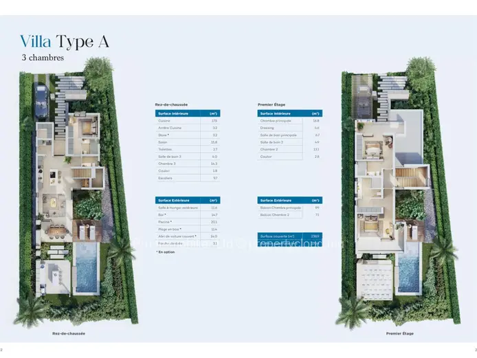 Villas exceptionnelles de 2 à 4 chambres au cœur du magnifique parcours de golf The Nine
