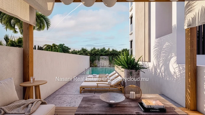3-bedroom apartment in a private and exclusive 8 apartment building.
