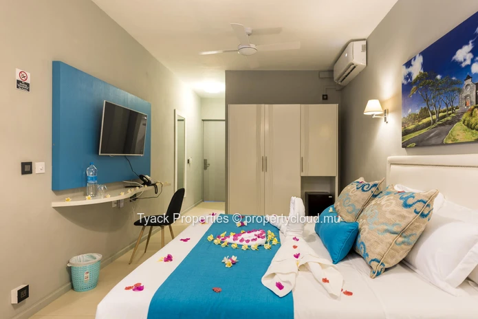 Boutique Hotel for Sale in Grand Baie – 12 Rooms, Rooftop Restaurant & Pool