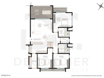 Appartement de 3 Chambres