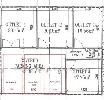 commercial outlet for long term rental Surinam 